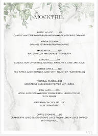 Rustic Rays menu 3