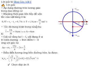 Một chất điểm dao động điều hòa trên trục Ox có vận tốc bằng không tại hai thời điểm liên tiếp t1 = 1,625 s và t2 = 2,375 s, tốc độ trung trình trong khoảng thời gian đó là 16 cm/s. Ở thời điểm t = 0, vận tốc v0 cm/s và li độ x0 cm của vật thỏa mãn hệ thức: