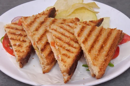 Veg Cutlet Grilled Sandwich