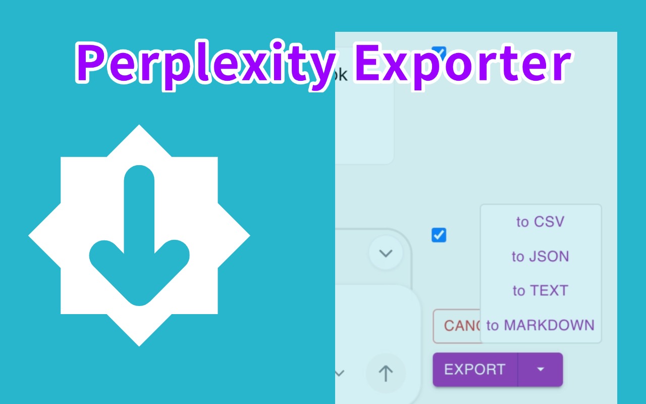 Perplexity Exporter - Extract chat convos easily Chrome Extension Image 2