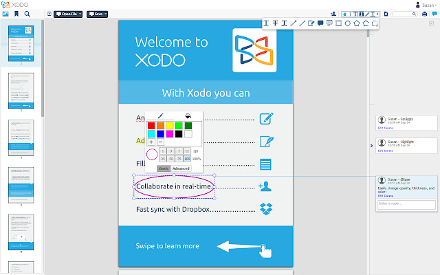 Xodo PDF Viewer & Editor chrome extension