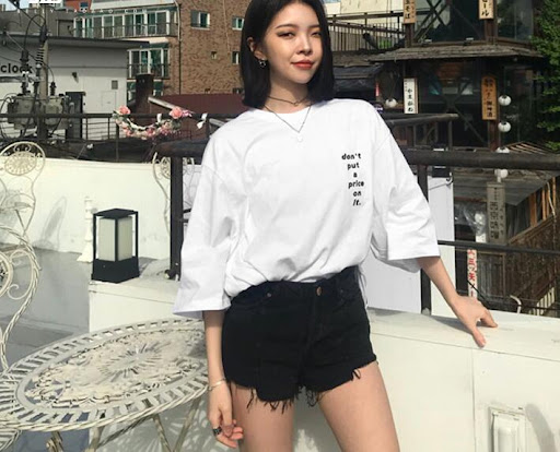 Title 6, Vintage printed loose T-shirt
