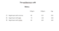 The Walkerman Cafe menu 1