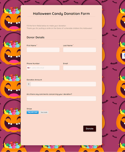 Sponsorship Donation Form Template