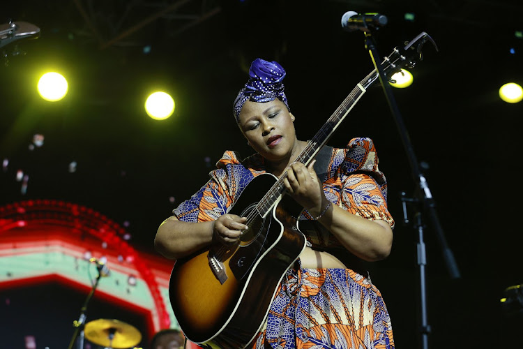 Gloria Bosman performs at the 23rd Joy of Jazz Festival at Sandton Convention Centre in Johannesburg in 2022. Picture: VELI NHLAPO