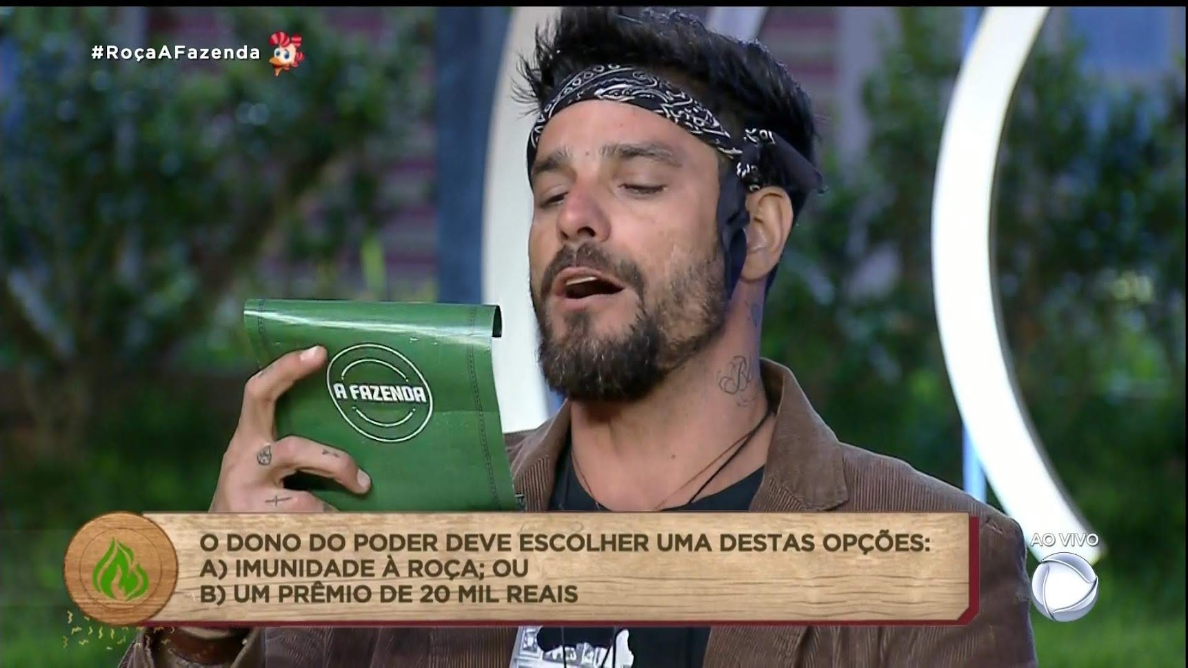 Diego Grossi lendo o poder da chama verde 