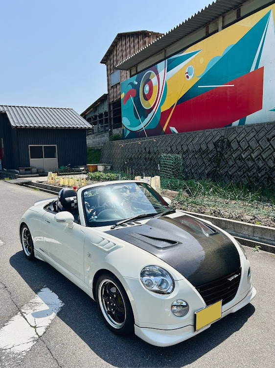 コペンのマフラー大百科・🛣️駐車場🅿️での📸カメ活・🛻オープン最高👍・🤱母の日⁇に関するカスタム事例の投稿画像3枚目
