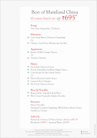 Ming's Asian Eatery menu 1