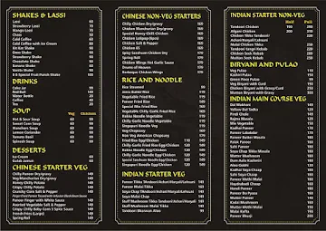 Bugs Bunny Cafe & Restaurant menu 