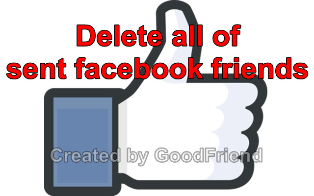 Cancel All Sent Requests on Facebook chrome extension