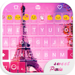 Cover Image of ดาวน์โหลด Sweet Paris Emoji Keyboard 1.3 APK