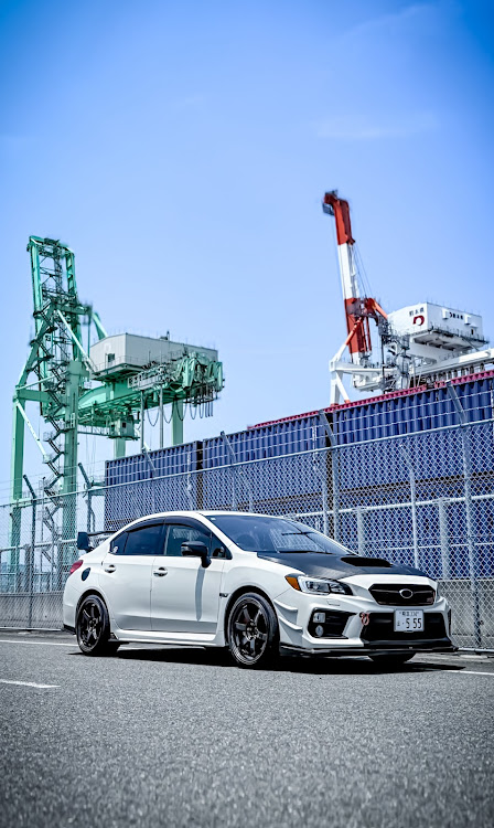 WRX S4の宇城イオンモール・ラーメン馬力屋・八代外港コンテナ前・くまモンポート八代・三角東港に関するカスタム事例の投稿画像13枚目