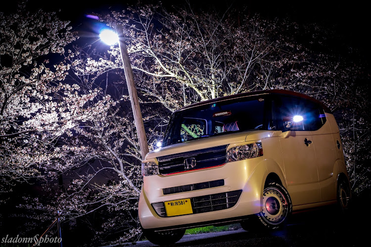 Nボックススラッシュの新潟・夜桜・Canon・ミラーレス一眼・N/onに関するカスタム事例の投稿画像4枚目