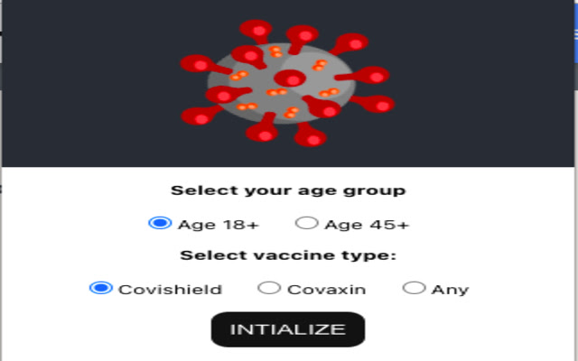 Book Covid-19 Vaccination Slots. chrome extension