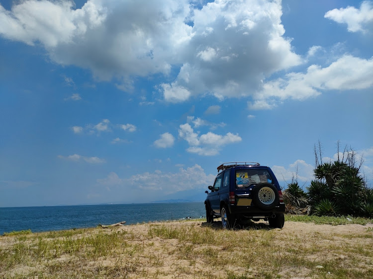 パジェロミニの海岸線ドライブ♪・愛媛ドライブ・海・夏・今治に関するカスタム事例の投稿画像3枚目