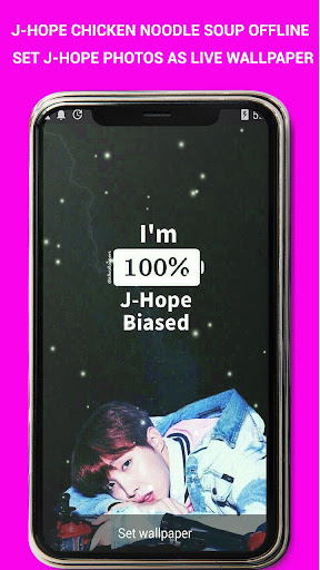 J-Hope Chicken Noodle Soup Offline BTS Wallpaper