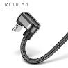 Cáp Sạc Nhanh Kuulaa Usb Type C 180 Độ Chuyên Dụng Cho Samsung Huawei Xiaomi