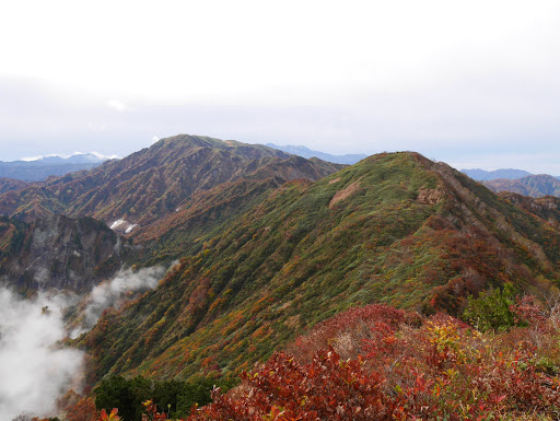 大笠山方面を望む