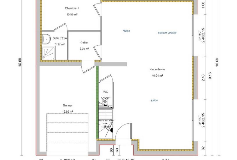  Vente Terrain + Maison - Terrain : 381m² - Maison : 124m² à Palaiseau (91120) 