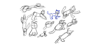 quick sketch of cats