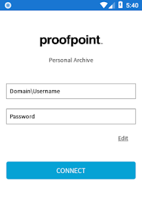 Proofpoint Mobile Archive