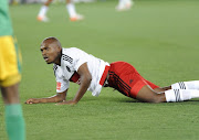 Gift Motupa of Orlando Pirates during the Absa Premiership match between Baroka FC and Orlando Pirates at New Peter Mokaba Stadium on November 30, 2016 in Polokwane, South Africa. 