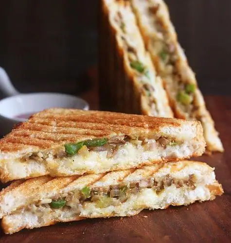 Cheese Mushroom Exotic Grilled Sandwich