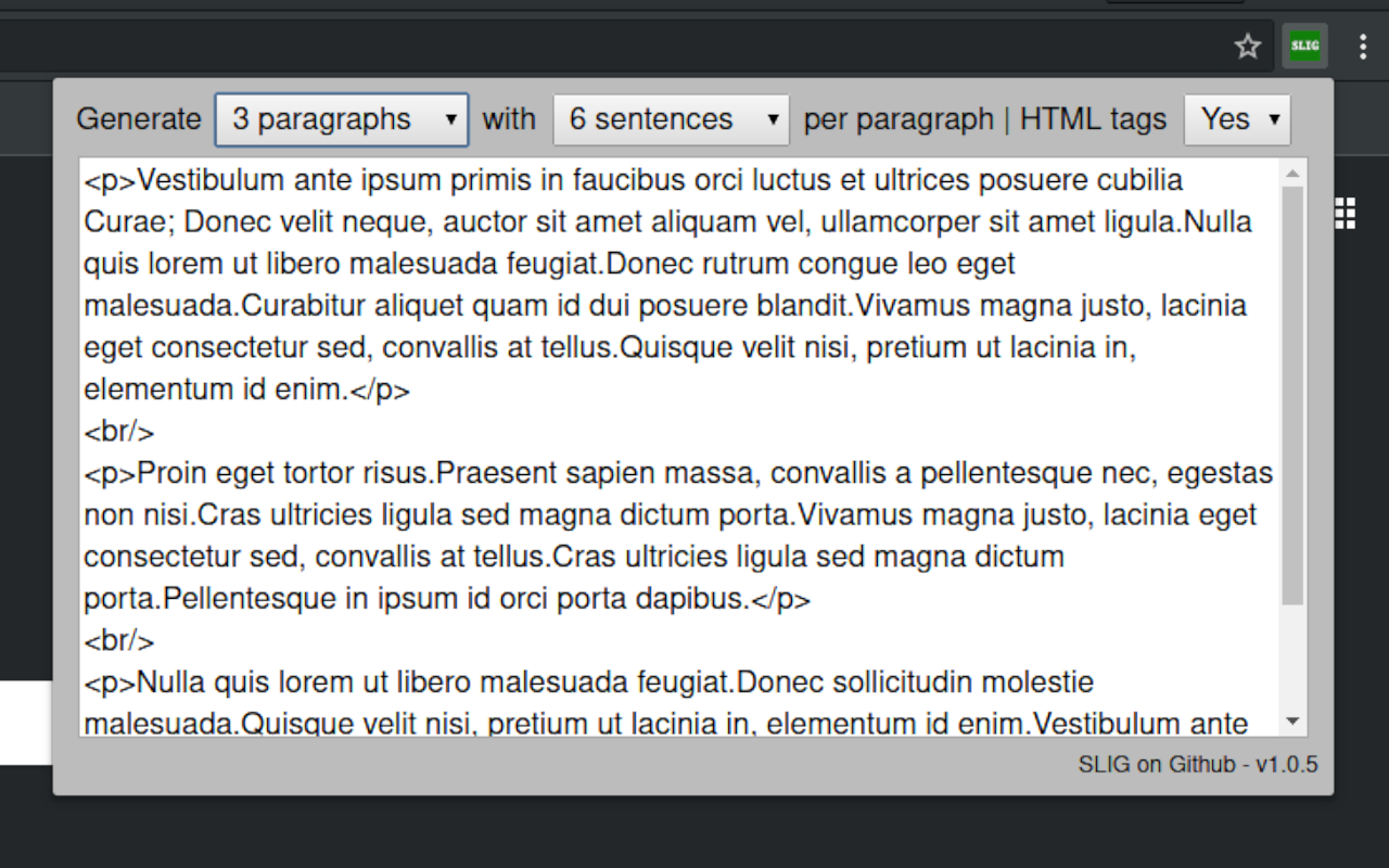 Simple Lorem Ipsum Generator Preview image 2