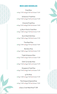 The Dineyard Restaurant menu 5