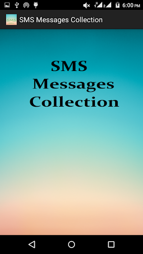 SMS Messages Collection