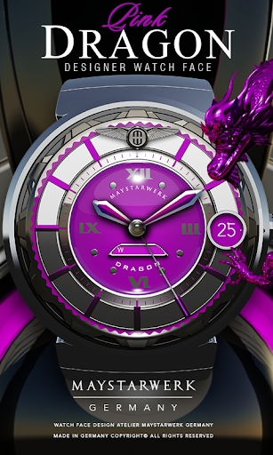 Pink Dragon Watch Face