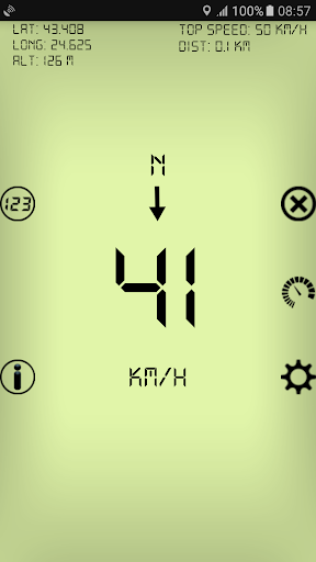 Screenshot Digital GPS Speedometer