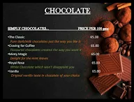 The Choco Hub menu 5