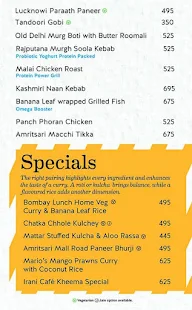 Bombay Brasserie menu 8