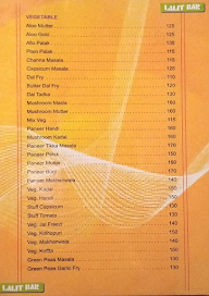 Lalit Restaurant & Bar menu 3