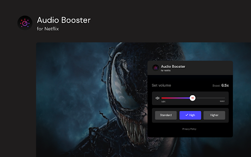 Audio Booster pour Netflix