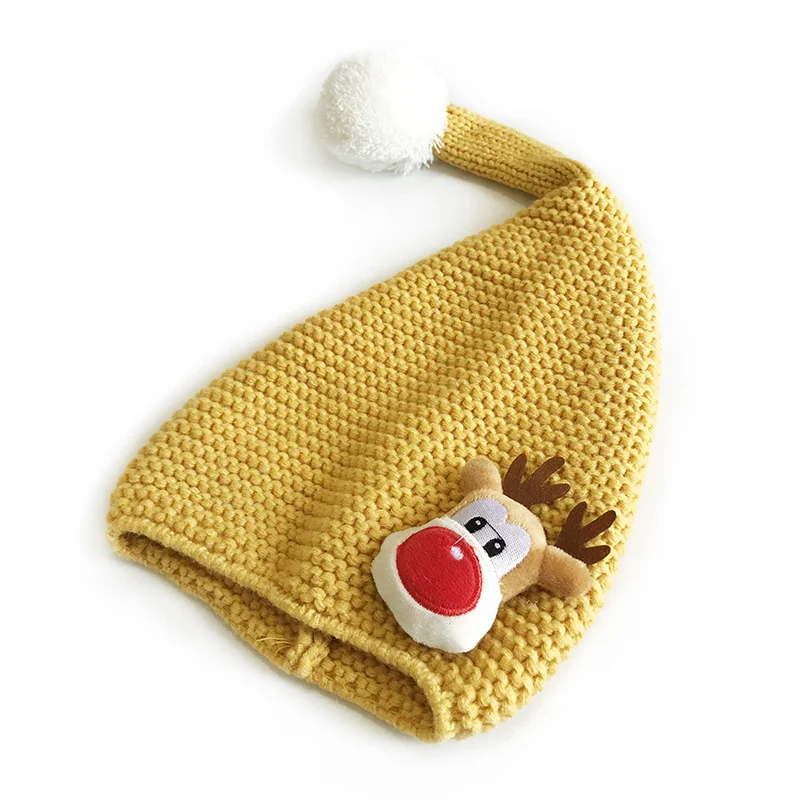 Couvre-chef thermique mignon, chapeau en laine tricoté décontracté, automne et hiver