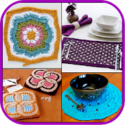 DIY Crochet Mats Rugs Patterns Home Craft Designs  Icon