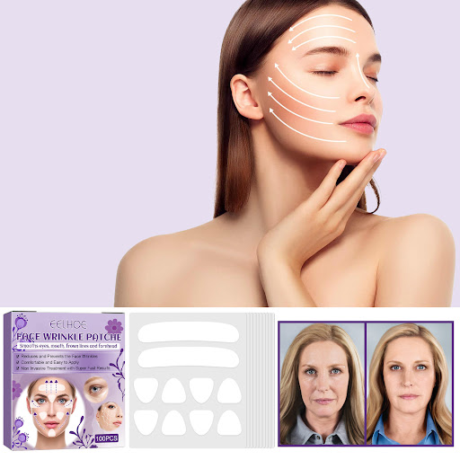 Title 2, Facial Wrinkle Patch Lifting and Tightening Red...