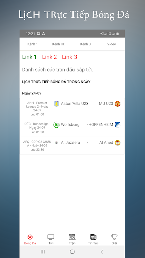 Trực Tiếp Bóng Đá - BinhLuanTV - v1.0.5