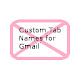 Custom Tab Names for Gmail