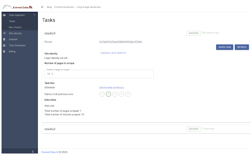 Everest Data Scraper