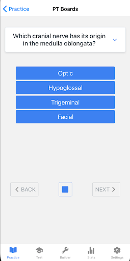 Screenshot PT Exam Review