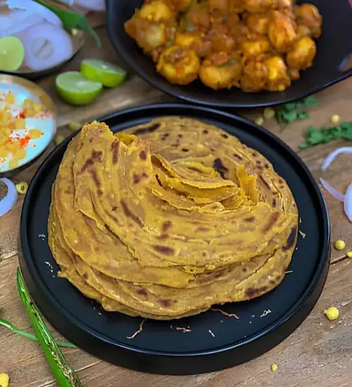 Aloo Chana, (2 Lachha Paratha)