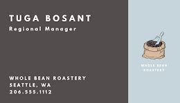 Bosanac Coffee Specialist - Business Card item