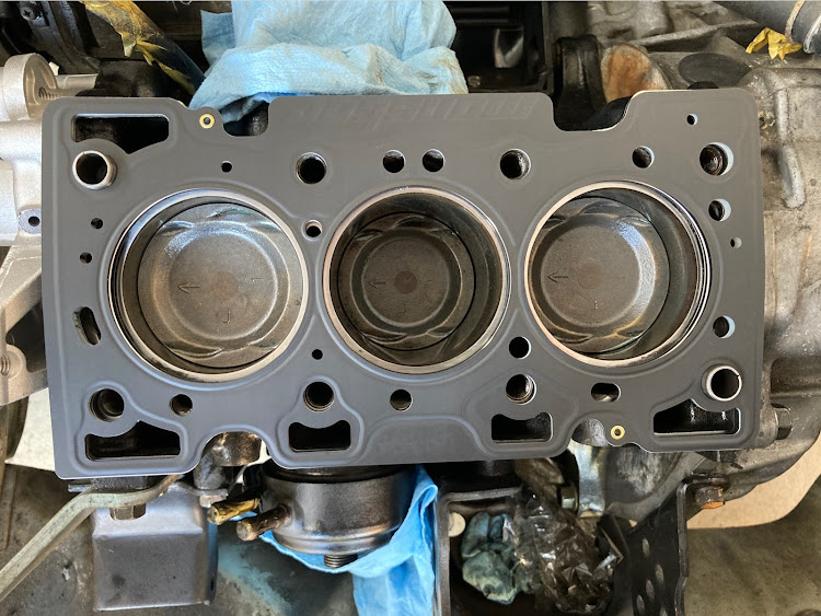 アルトワークスのF5A・エンジンオーバーホール・DIY・CC72V・強化メタルヘッドガスケットに関するカスタム事例の投稿画像7枚目