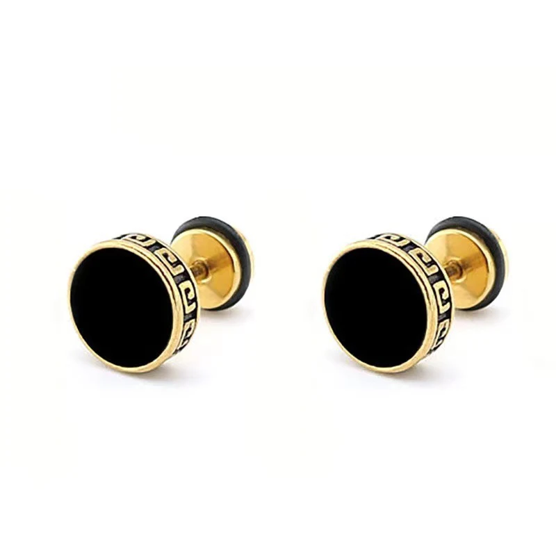 Boucle d'oreille unique motif Grande Muraille, personnalité gracieuse, un accessoire élégant pour exprimer votre individualité