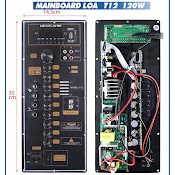 Bo Mạch Loa Kéo T12 120W Đánh Bass 30 (3 Tấc) Đôi, 40 (4 Tấc) Đơn, Kích Thước 14.5 * 35