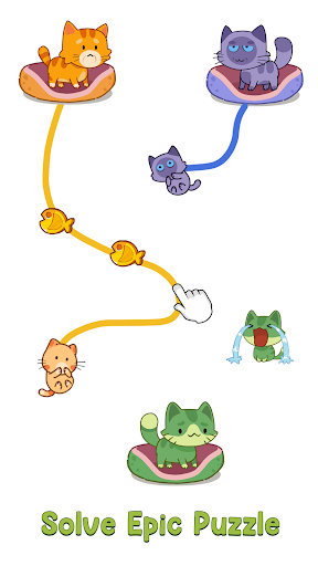 Screenshot Cat Puzzle: Draw to Kitten