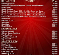 Park Victoria Restaurant menu 2